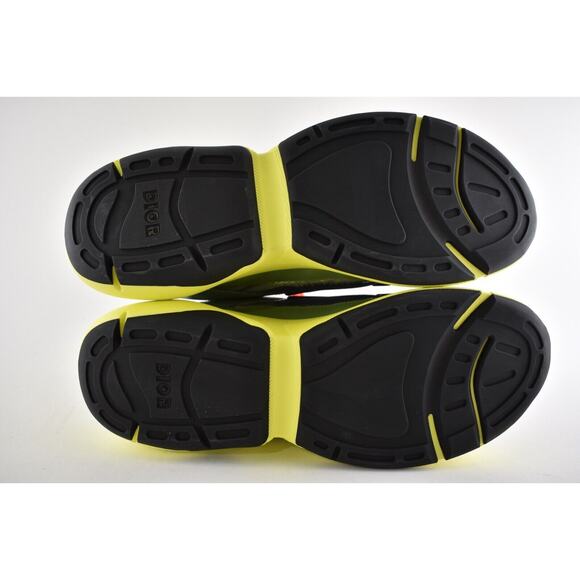 Dior Mens B24 Sorayama Black Yellow Green Low Top Lace Up Tie Flat Sneakers 41 8 - Picture 11 of 11